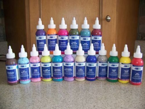 YUDU Screen-Printing Inks - Huge lot of 18 different colors - NEW!