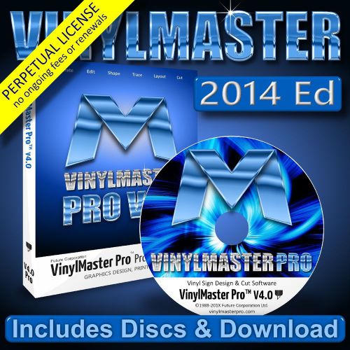Vinylmaster pro v4 cut clipart, logos, signs, effects, vectorize plus much more for sale