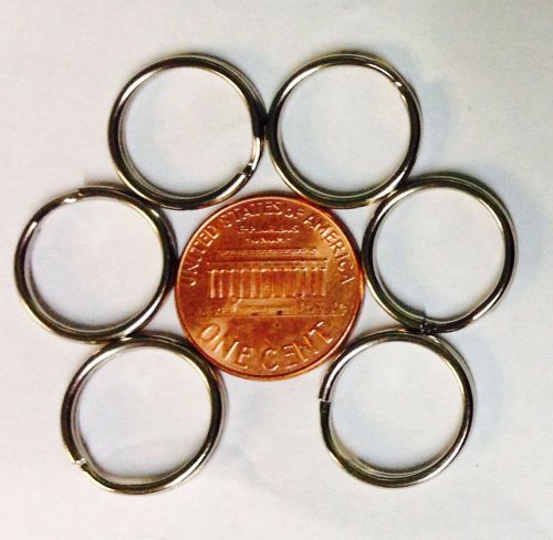 500 Wholesale Nickel Plated Split rings Pet ID tags 16mm x 13mm bulk