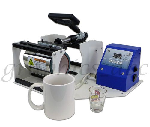 2 in 1 mug heat press sublimation transfer shot glass coffee mug 021 for sale