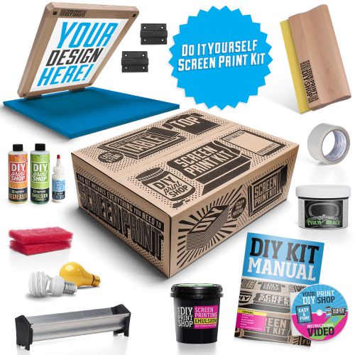 Diy screen printing starter kit - table top do it yourself screen printing! for sale