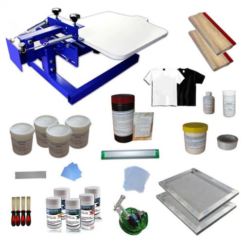 Single color screen printing kit 1-1 color diy silkscreen diy print supply kit for sale