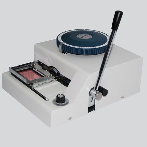 72-character letters manual pvc card embosser credit id vip embossing machine for sale