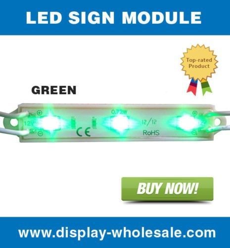 Signworld led sign module (green) for sale