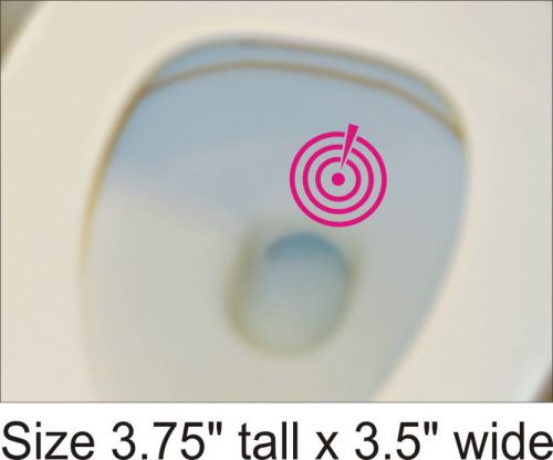 2X Potty TrainingBullseyeTargets for Men Boys 2Toilet Bathroom VinylSticker1172B