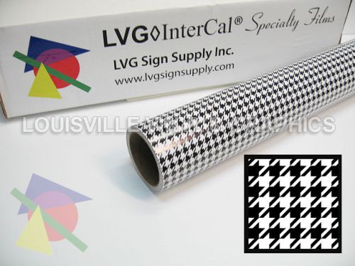 24&#034; wide houndstooth textured prints -art, craft &amp; graphics cutting vinyl for sale