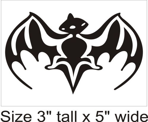 2X Wide Bat Silhouette CAR AUTO VEHICLE WINDOW VINYL GRAPHIC STICKERS DECALS