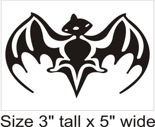 2X Wide Bat Silhouette CAR AUTO VEHICLE WINDOW VINYL GRAPHIC STICKERS DECALS