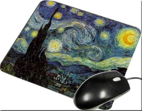 Vincent Van Gogh Starry Night Mousepad Mice Mousemat