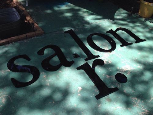 Acrylic sign letters Channel Letters SALON