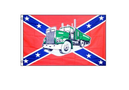 Rebel truck flag 3x5ft poly - r-33 for sale