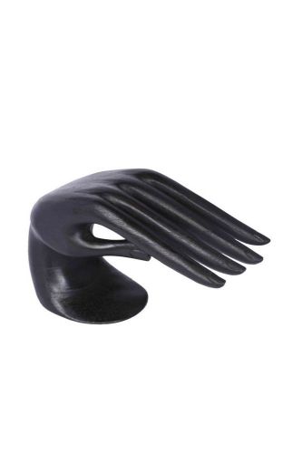 Black Solid Wood Bent hand Display  ( 1 pair )
