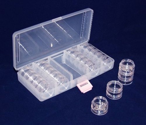 25  in 1 STACKABLE JARS IN CARRYING CASE