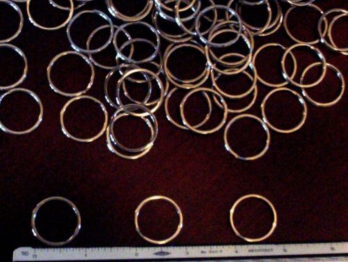 100 PIECE 24mm KEY RINGS  keyrings 24mm Split ring BULK