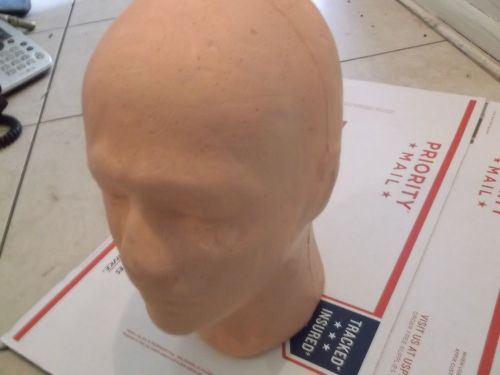 &#034;PAINTED&#034; Mannequin Male Head Model Display&gt;&gt;Wigs,Hats,Glasses &amp; FAST SHIPPING!!