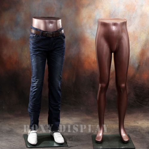 Male mannequin fiberglass legs w/stand  pants display MZ-TM2COPPER