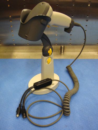 Symbol Barcode Scanner w/ Stand &amp; Synapse Cable LS4000i