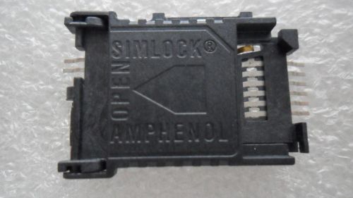 3x Amphenol Chip Card Reader Smart Card Connector Type Simlock C707 10M006 0002F