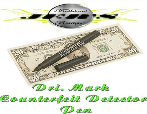 Dri Mark Smart Money Counterfeit Bill Detector Pen for Use w/U.S.Currency EA