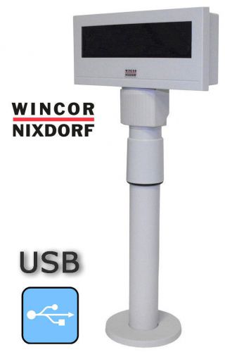 Wincor nixdorf ba63 pos display usb - white 01750069767 for sale
