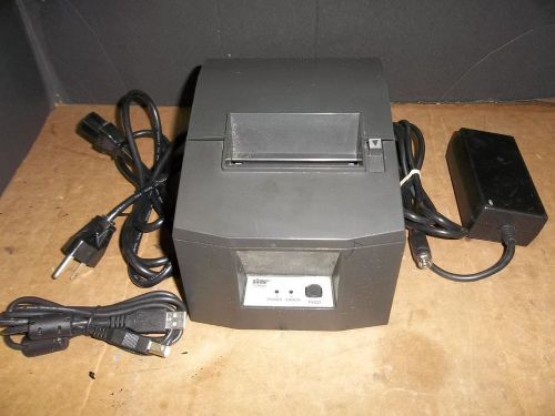 Star micronics tsp600 point of sale thermal printer w/ usb cable &amp; ac adapter for sale