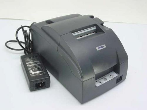 Epson black receipt pos printer tm-u220b m188b serial / parallel complete! for sale