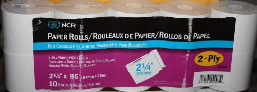 Paper Rolls for Cash Registers/Adding Machines 2.25x85~10 Pack --PLUS FOUR FREE