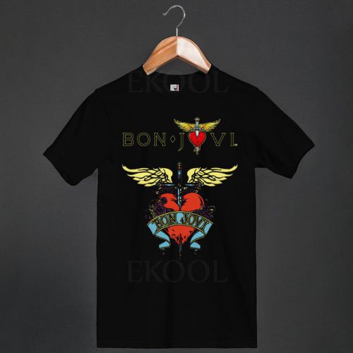 New jon bon jovi have a nice day metal band black mens t-shirt tees size s-3xl for sale