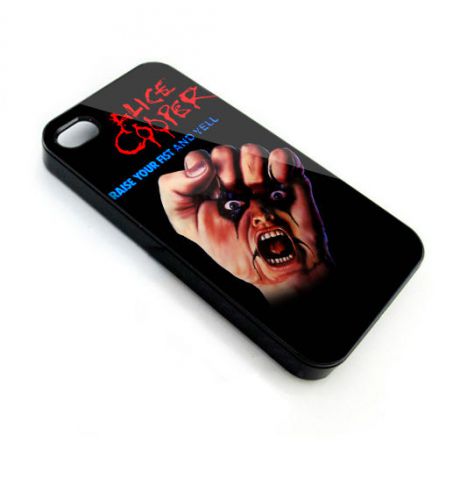 Alice Cooper Raise Your Fist And Yell iPhone Case Cover Hard Plastic DT512