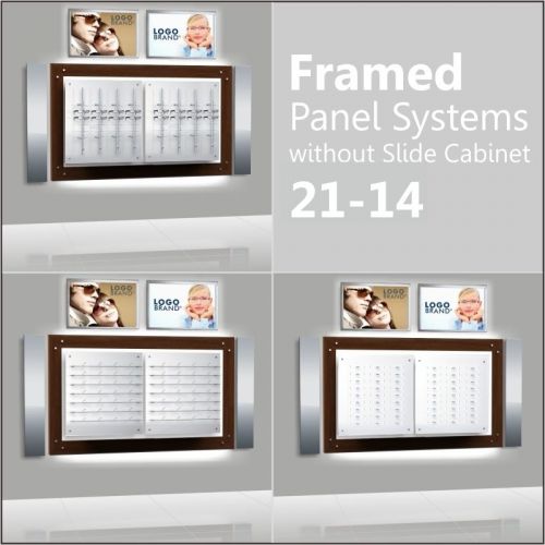 CNS Frame Displays Designer Sunglass Wall Framed Panel System Oakley
