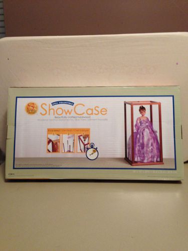 TONNER DOLL Display Case Collectible HARDWOOD Showcase STYLE 30-3401 NEW IN BOX