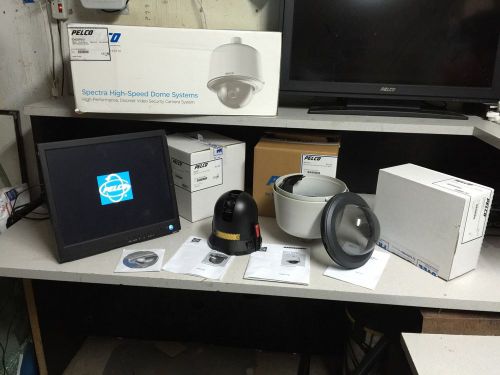 Pelco Surveillance System ...(LCD Monitor, Spectra III Dome PTZ, &amp; Keyboard)