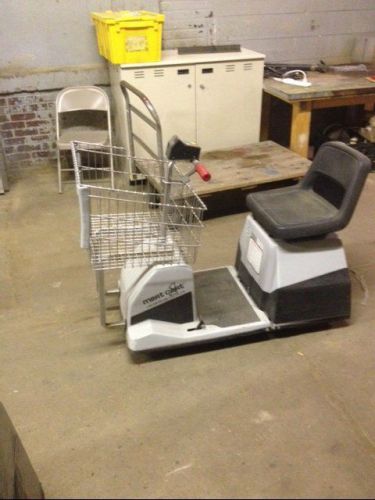 MART CART 1 Motorized Shopping Cart Used Grocery Retail Store Electric Fixtures