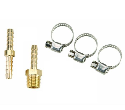 5 pc 3/8&#034; id air hose repair kit  air tools hose end mender and clamp 1/4&#034; npt for sale