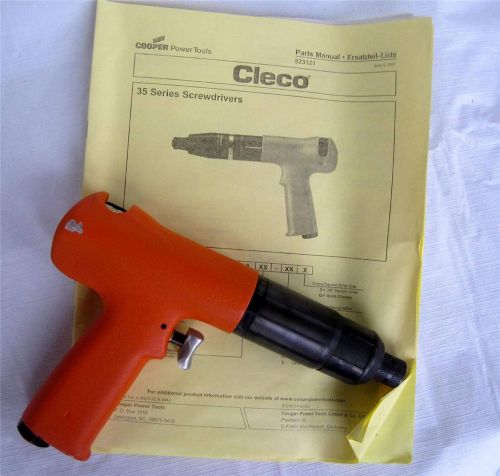 Cleco Pneumatic Screwdriver 35RSATP-20Q Quick Change  Pistol Grip Cooper Tools