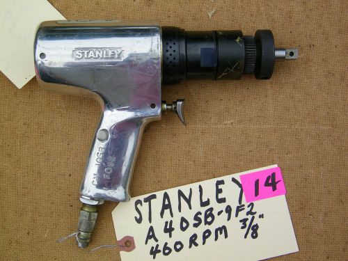 Stanley - pistol wrench ,pneumatic nutrunner-a40sb-9f2, 3/8&#034; 460 rpm, used, for sale