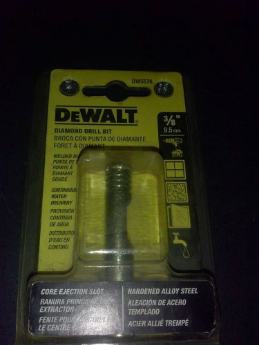 Dewalt DW5576 3/8-inch Diamond Tip Masonry/Concrete Core Bit