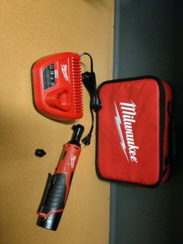 Milwaukee 2457-20 m12 3/8&#034; ratchet kit &amp; 2454-20 fuel 3/8&#034; impact wrench li-ion for sale