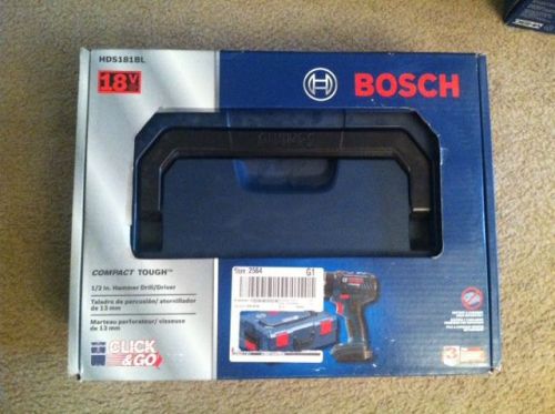 Bosch 18v hammer drill hds181 bare tool with lboxx2. for sale