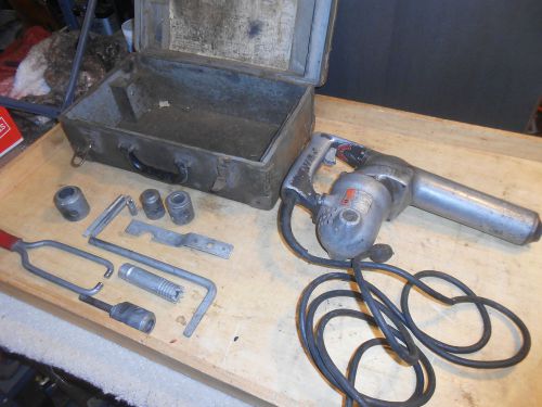 L1116- Vintage Black &amp; Decker Electric Hammer Drill with some Accessories