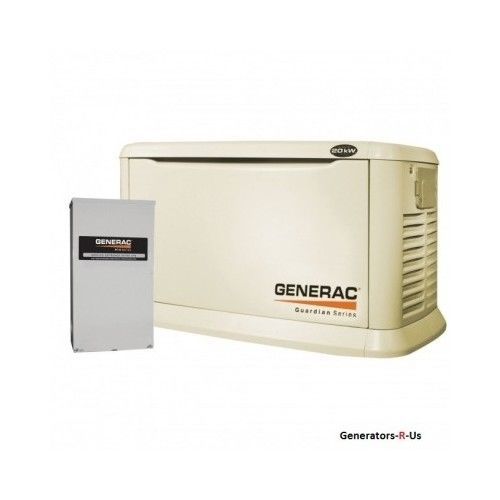 Generac generator 20kw home standby residential service 200 amp transfer switch for sale