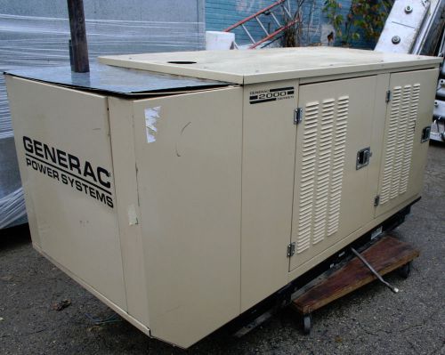 Generac 2000 series commercial business standby generator rated kw 35 for sale