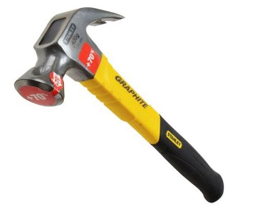 Stanley professional curved claw hammer graphite shaft 450g (16oz)  tb-sta3 for sale