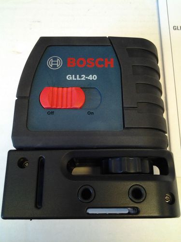 Bosch gll2-40 self-leveling cross-line laser for sale