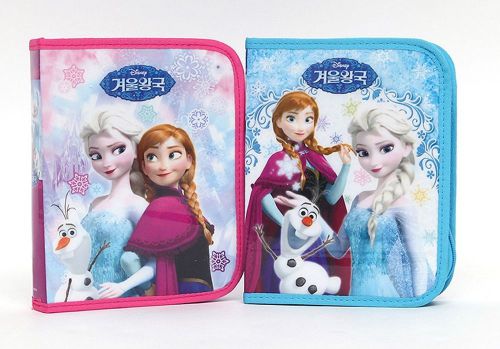 [Disney] Frozen Kid Girl Soft Pencil Case Pouch With School Supplies KB6314