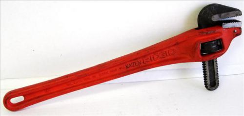 Ridgid tools rigid steel 18&#034; straight pipe wrench for sale