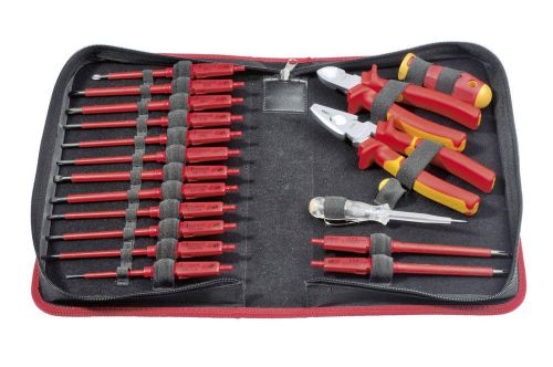 Felo 063 919 04 tool kit/set in nylon wallet vde insulated e-smart 19 piece for sale