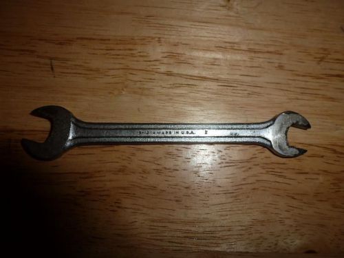 Blue-Point Supreme S-1214 Open End Wrench SAE 7/16&#034; &amp; 3/8&#034;