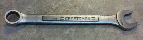 Craftsman Combination Wrench 17mm Made in USA vv-42929