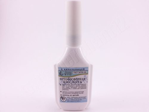 Orthophosphoric acid cleaning surfaces soldering materials 40 ml rust remover for sale